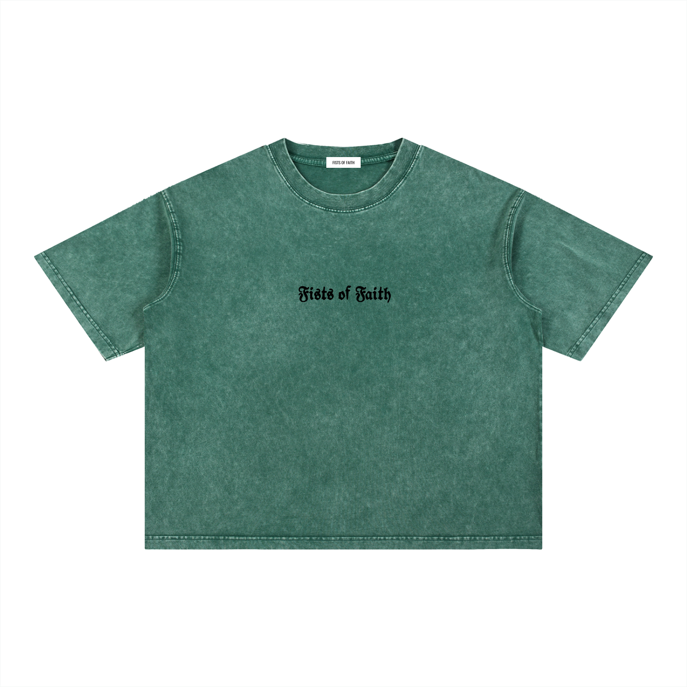 Vintage "God Builds Strength" Boxy Tee