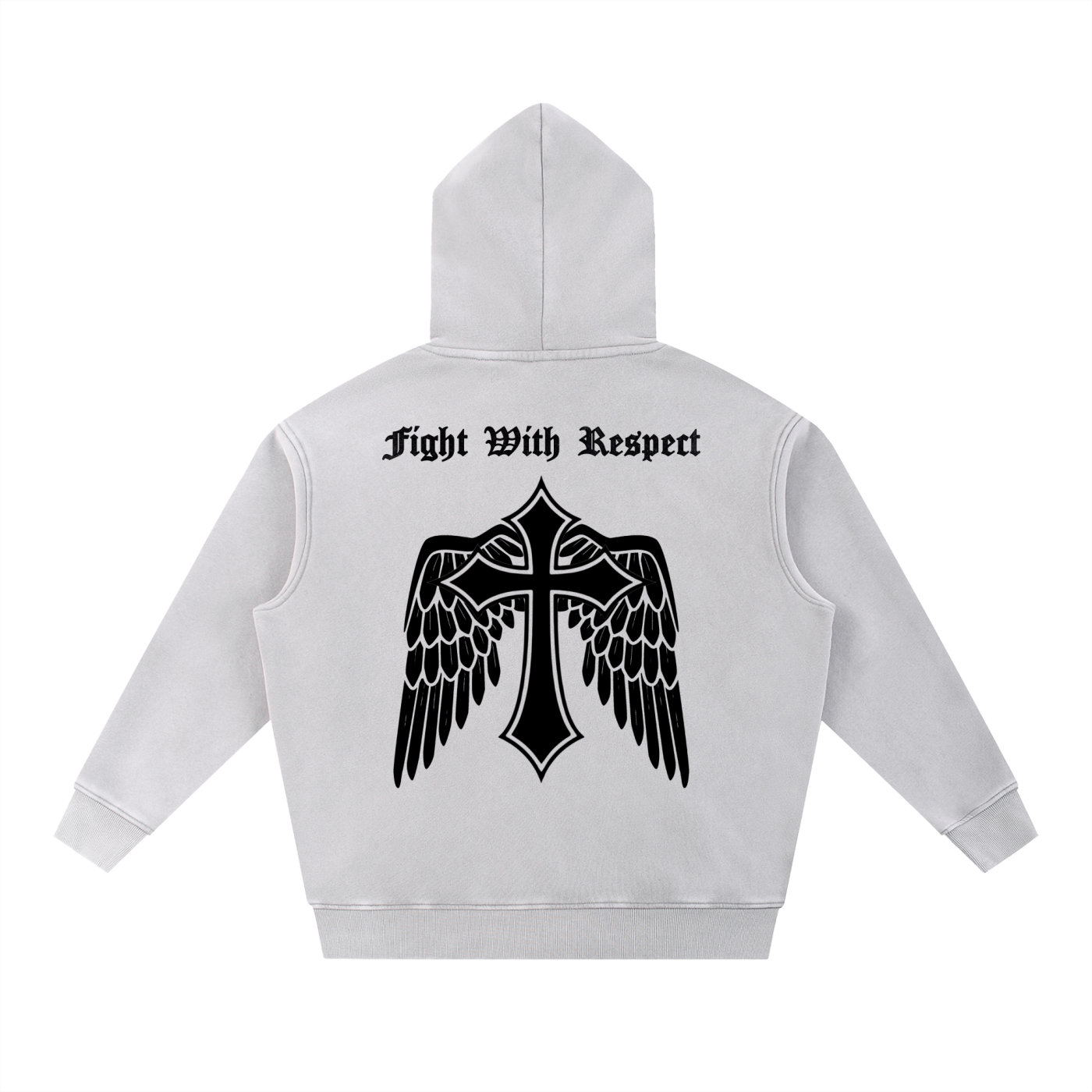 Vintage "Fight With Respect" Oversize Hoodie