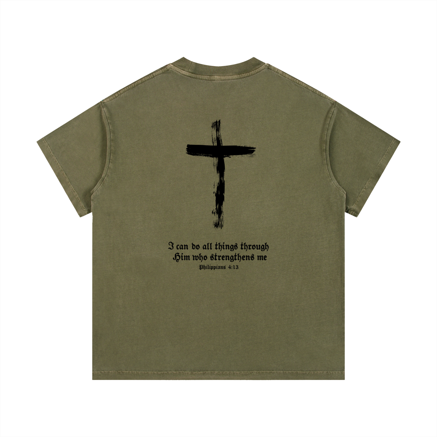 Vintage "Philippians 4:13" Cotton Tee
