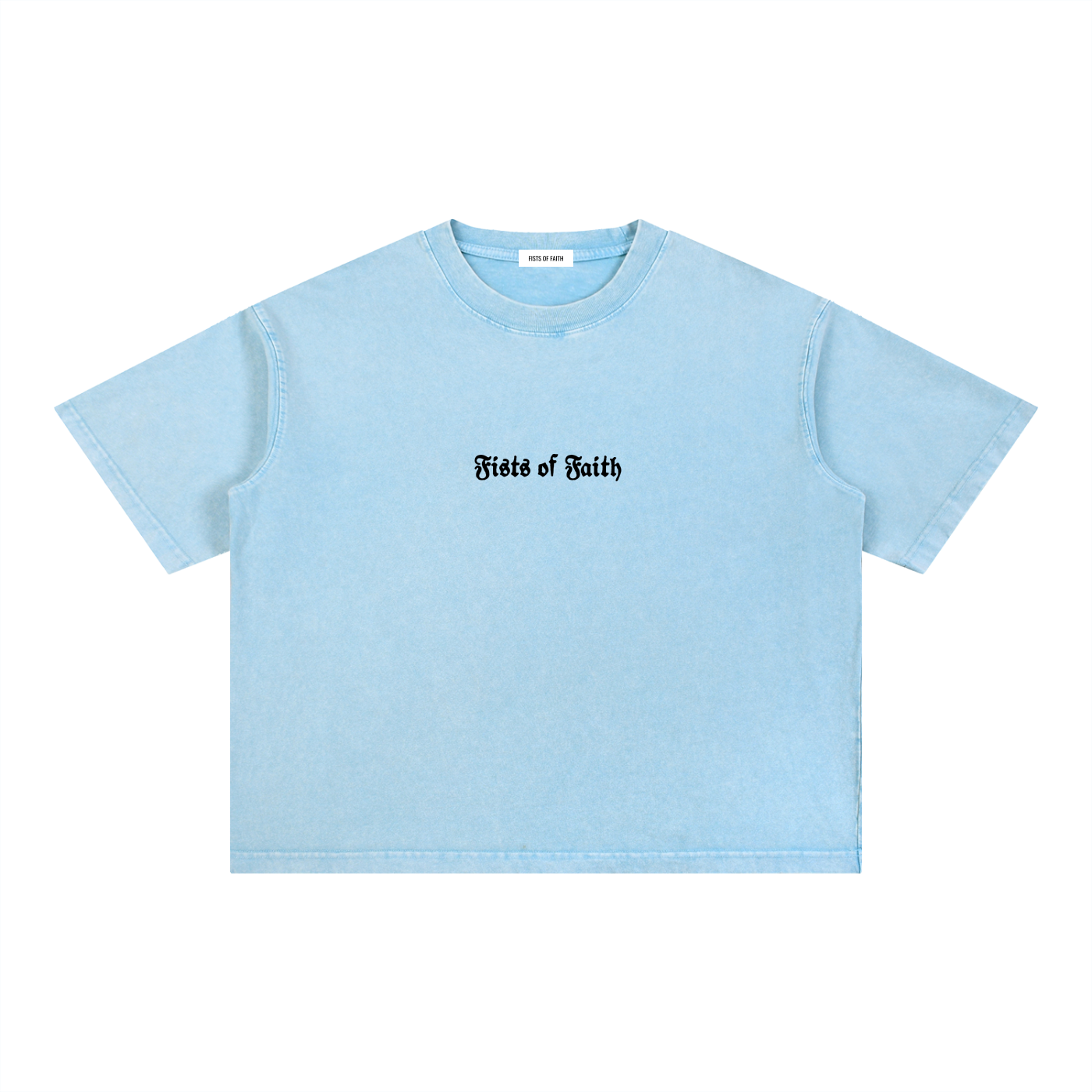 Vintage "God Builds Strength" Boxy Tee