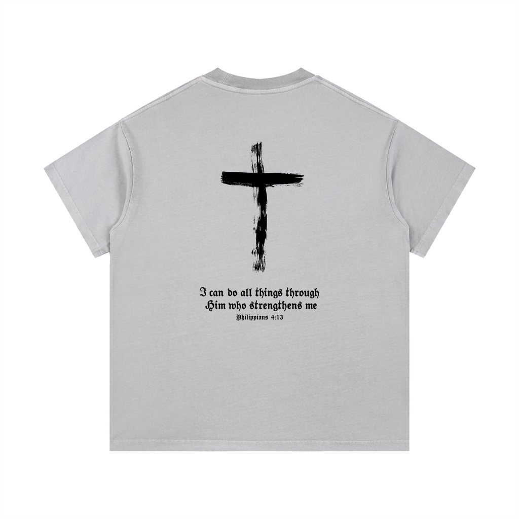 Vintage "Philippians 4:13" Cotton Tee